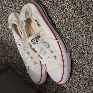 Brand new converse they were in the box for so long the tops just folded over